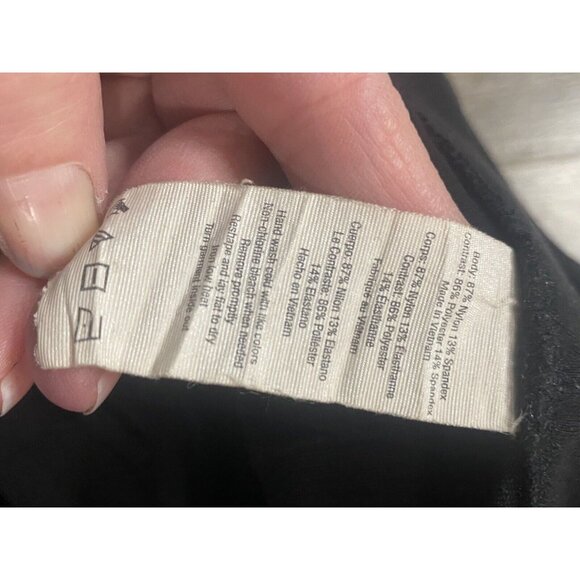 ALO Black Compression Leggings Size S 2256 - Picture 5 of 6